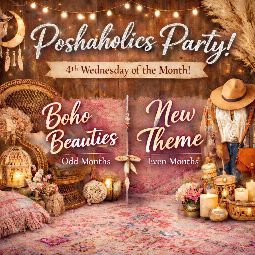 Poshaholics Party - 4th Wednesday Every Month
